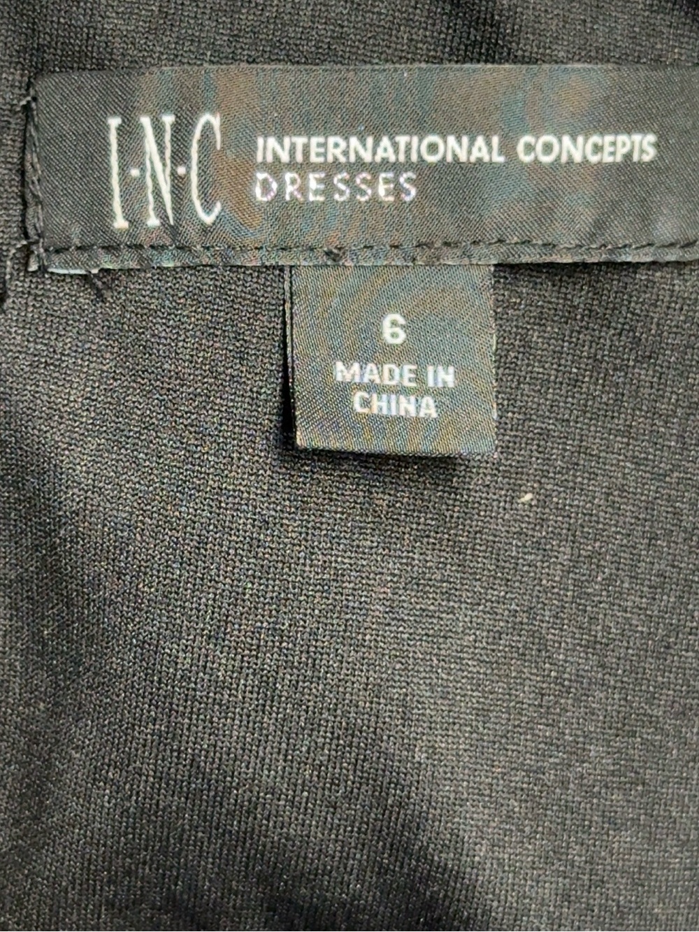 INC International Concepts Black Sleeveless Wide-Leg Jumpsuit with Front Slits - Picture 8 of 11